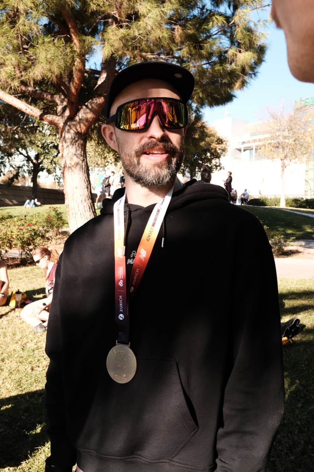 Iain Smith running portrait