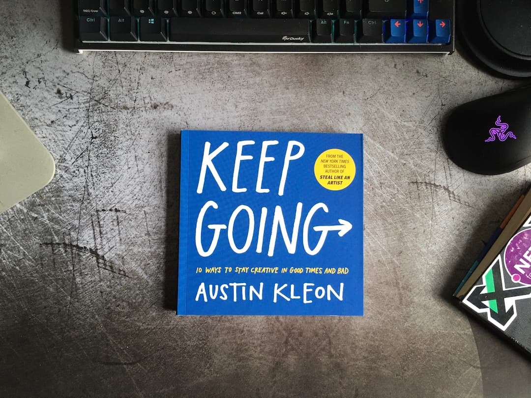 Austin Kleon, Keep going book